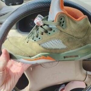 Retro Air Jordan 5 Olive